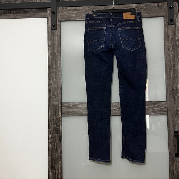 American Eagle Outfitters Dark Blue Straight Jeans Men's 29x32 Classic - Picture 2 of 10